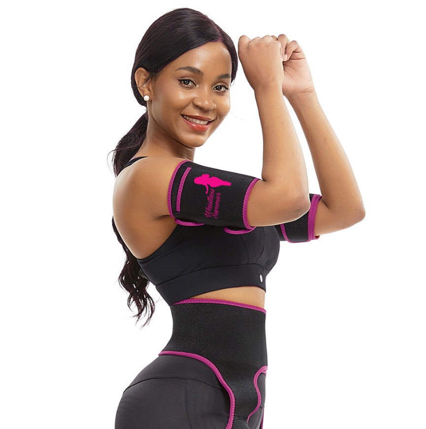  Body Maxx Arm Arm Sweat Bands For Women - Arm Spanx For Women -  Arm Shapers S-L : Sports & Outdoors